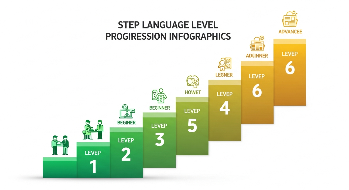 TOPIK Korean proficiency levels progression from beginner to advanced