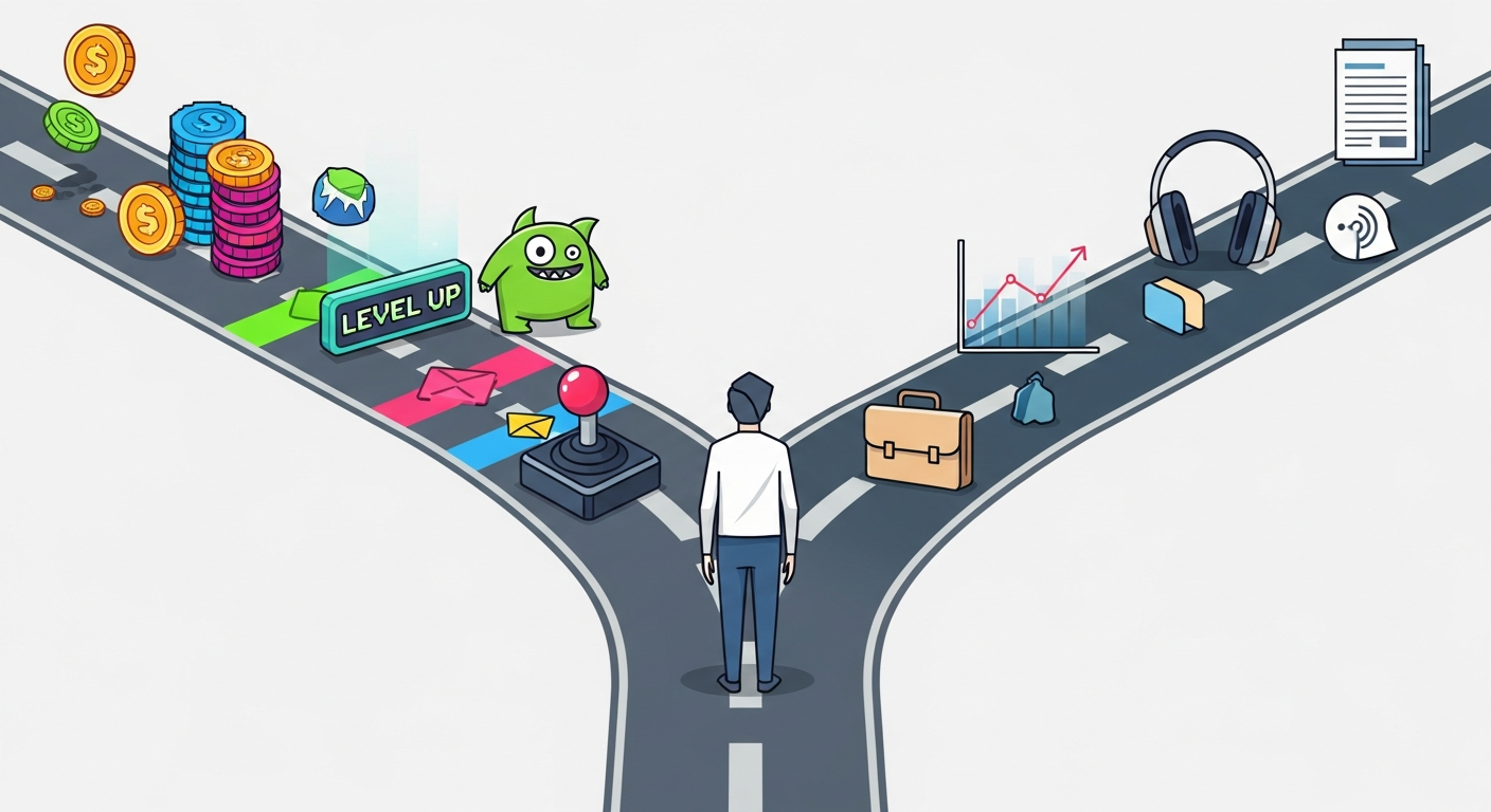 Choosing between gamified and structured language learning approaches